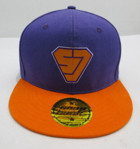 Jymy snap back violetti/oranssi logolla
