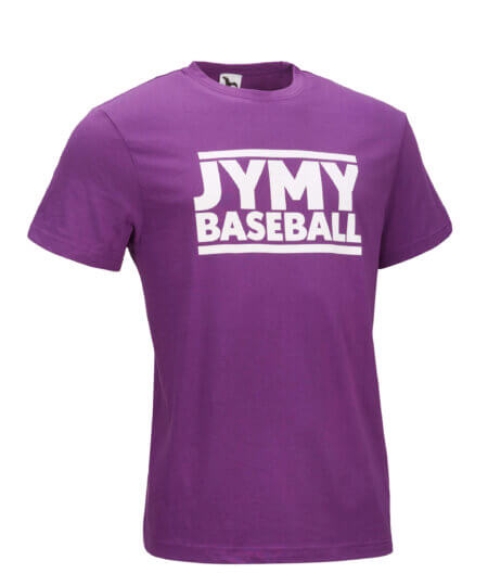 Jymy t-paita (violetti, JYMY BASEBALL)