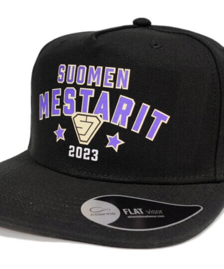 Suomen mestarit 2023 Jymy snap back musta junior