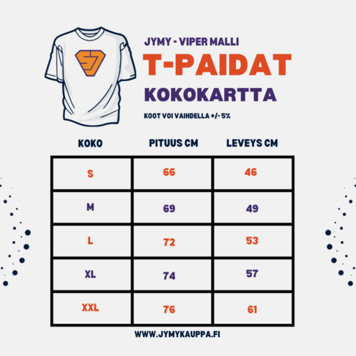 Jymy t-paita (musta, SOTKAMO JYMY) - Image 2